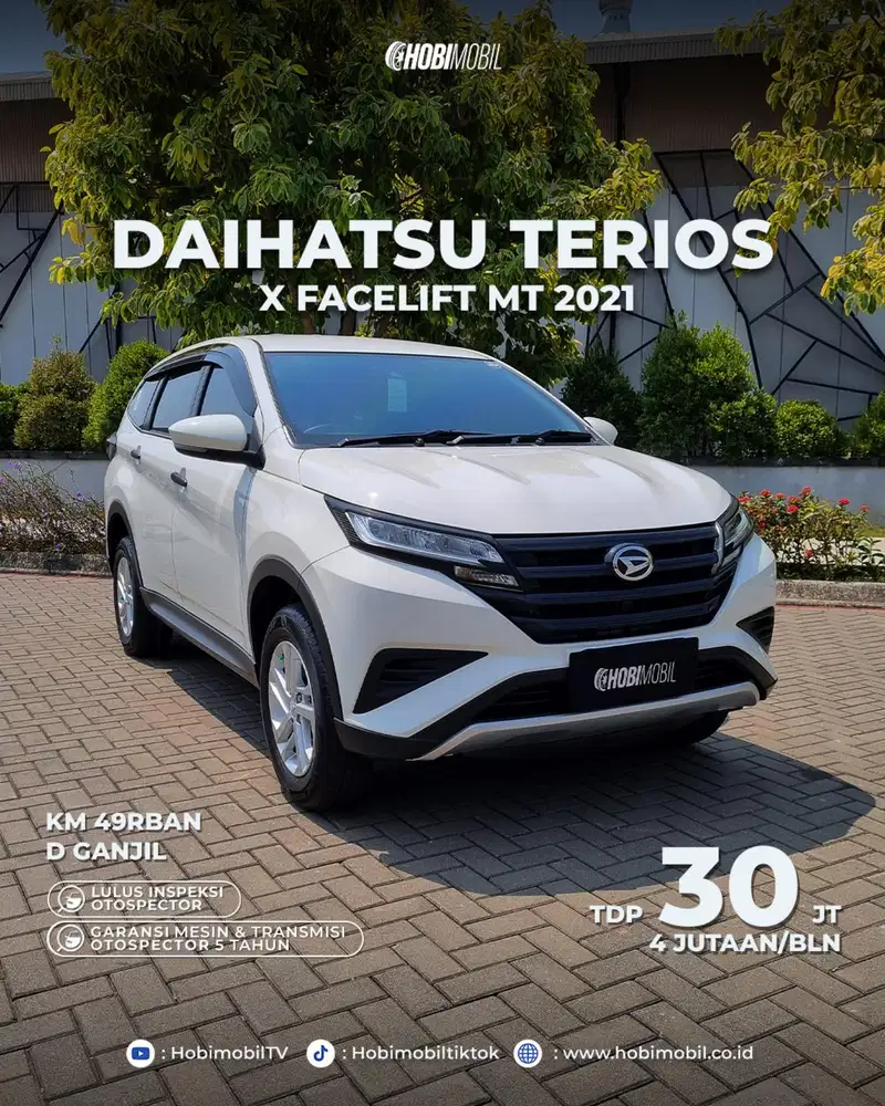 Terios X Facelift 1.5 MT Thn 2021
