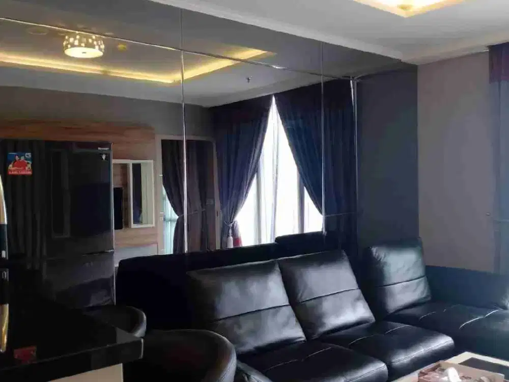 DIJUAL APARTEMENT FULL FURNISHED MEWAH 1BR DI ANCOL MANSION