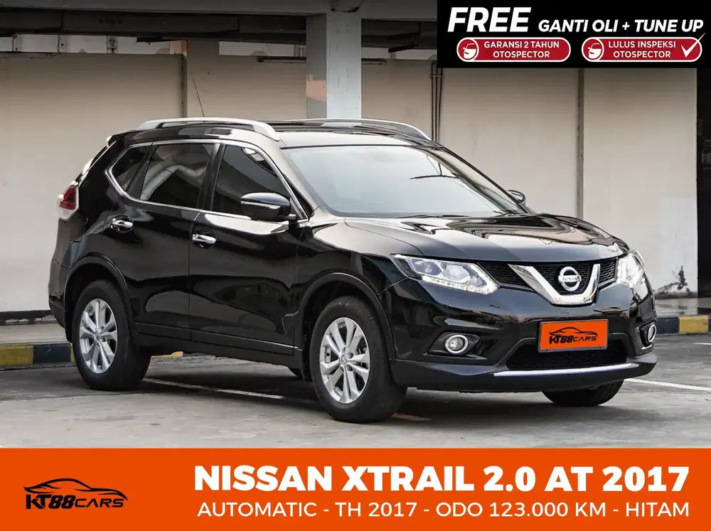 [BERGARANSI] NISSAN XTRAIL 2.0 MATIC TAHUN 2017 HITAM GANJIL