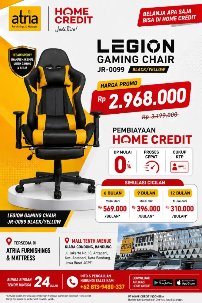 Kursi gaming LEGION GAMING CHAIR