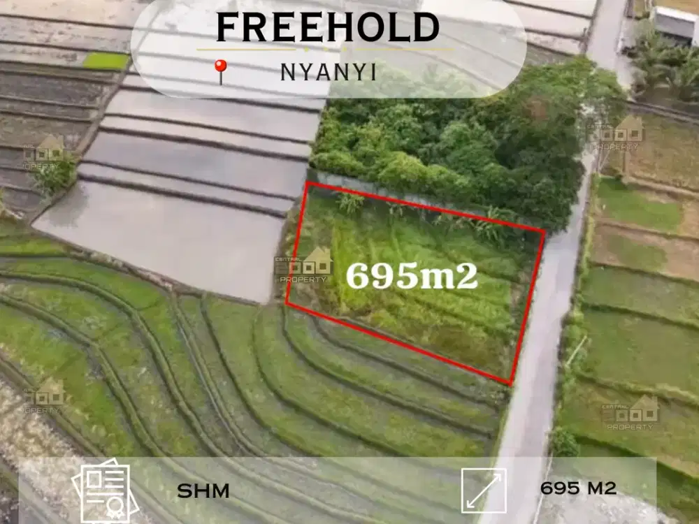 Premium Land Near Nuanu & Nyanyi Beach, For Sale