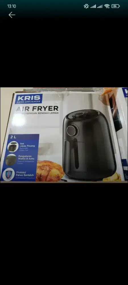 Air fryer kris 1.8 ltr
