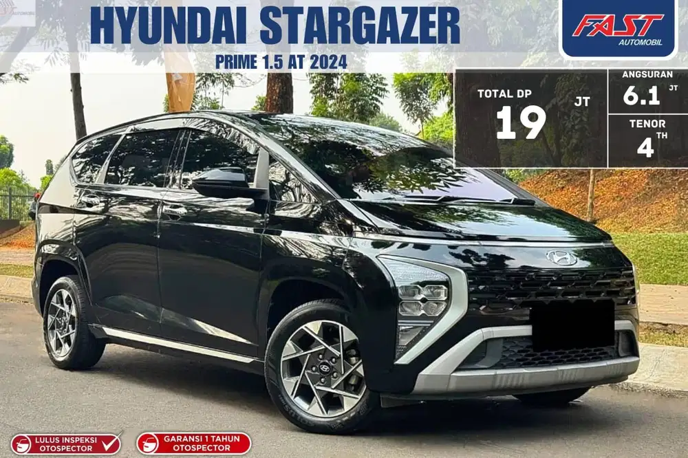 (KM.34RB) HYUNDAI STARGAZER PRIME 2024 1.5 CAPTAIN SEAT PAJAK PANJANG