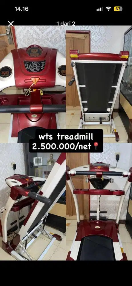 JUAL TREADMILL AIBO