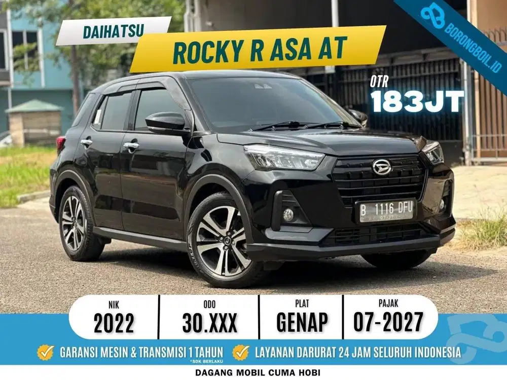 Small SUV 30rb KM Record | Daihatsu Rocky 1.0 T R ASA Metik 2022 Hitam