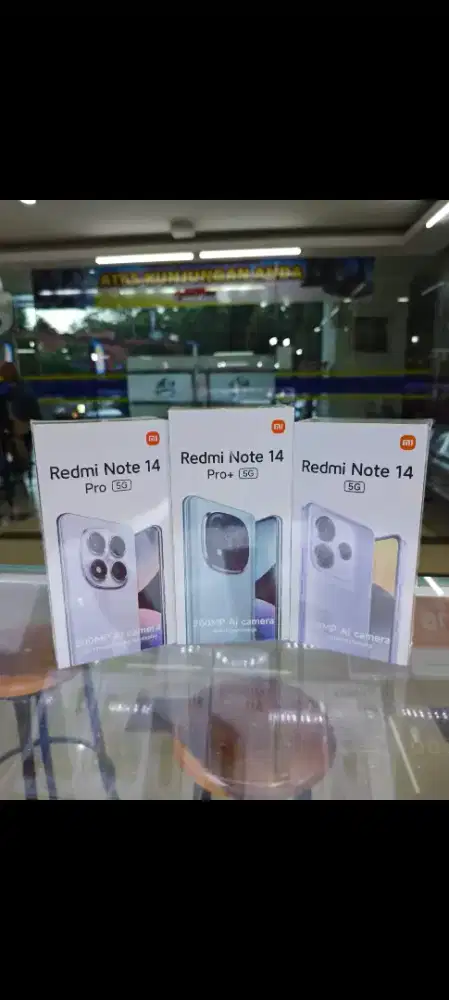 Xiaomi redmi note 14 pro plus 8/256 layar lengkung dannote14 5G resmi