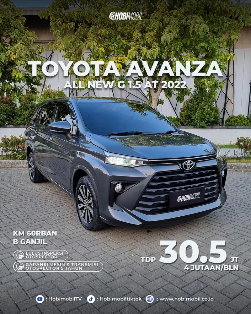 All New Avanza G 1.5 AT Thn 2022
