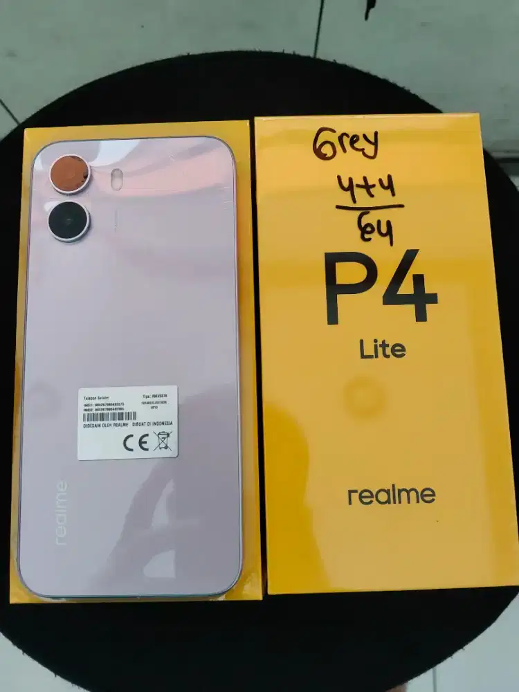 REALME P4 LITE 4/64 BATERAI 7000MAH BARU SEGEL GARANSI RESMI