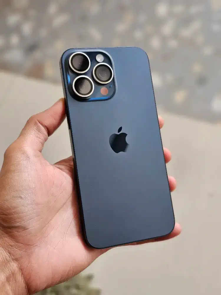 Iphone 15 Pro Max 256gb iBox Blue Lengkap