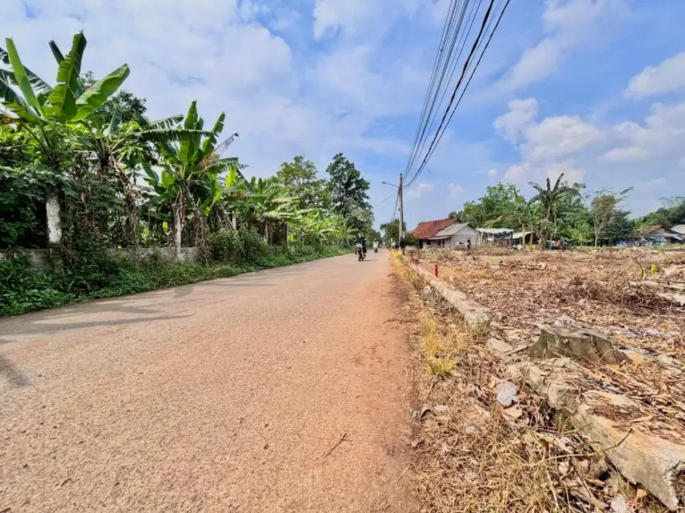 Kavling 1Jt-an Cisauk Tangerang, Dekat Perumahan HIERA BSD