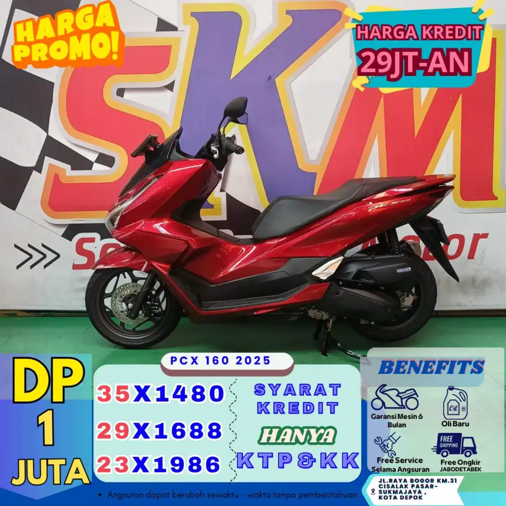 ( pcx 160 2025 dp 1juta syarat kk dan KTP guys cash credit