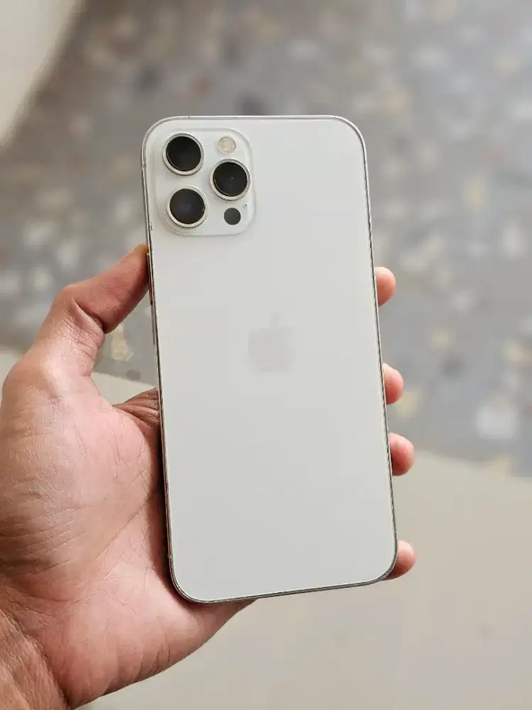 Iphone 12 Pro Max 256gb iBox Silver Lengkap