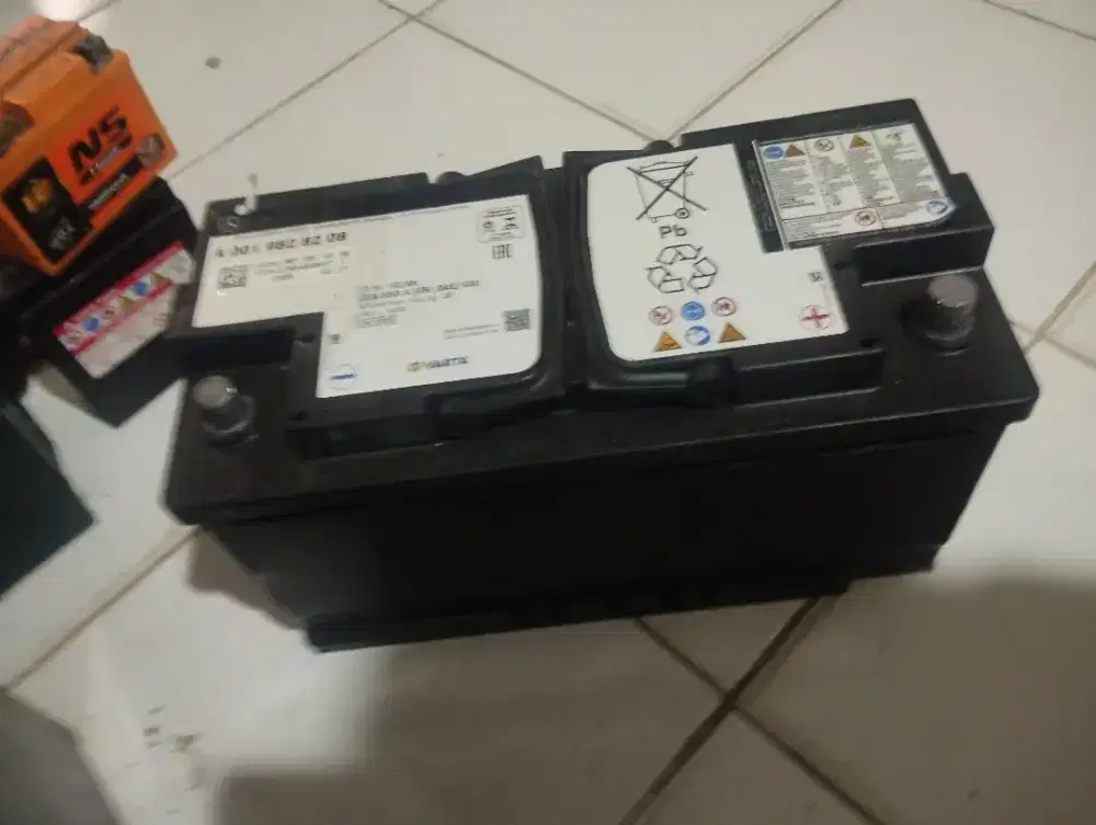 Aki copotan Varta 92ah fit siap pakai,