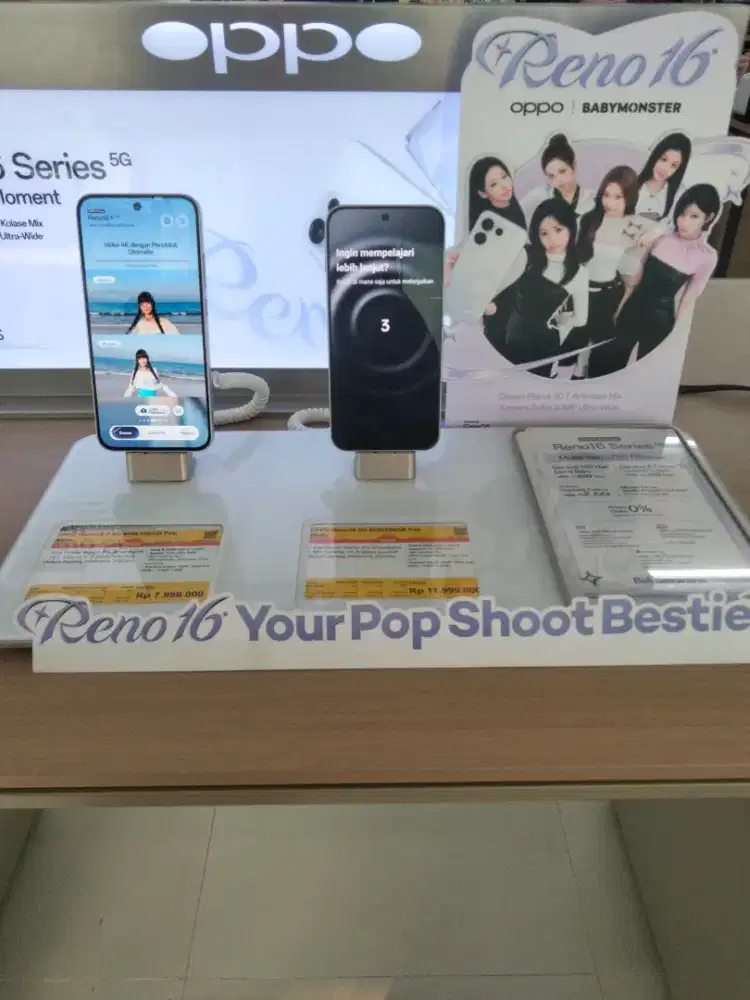 HP OPPO RENO 16 SERIES BISA CICILAN PAKAI HOMECREDIT
