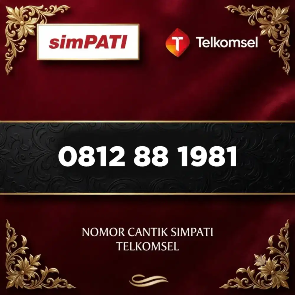 Nomor cantik simpati Telkomsel