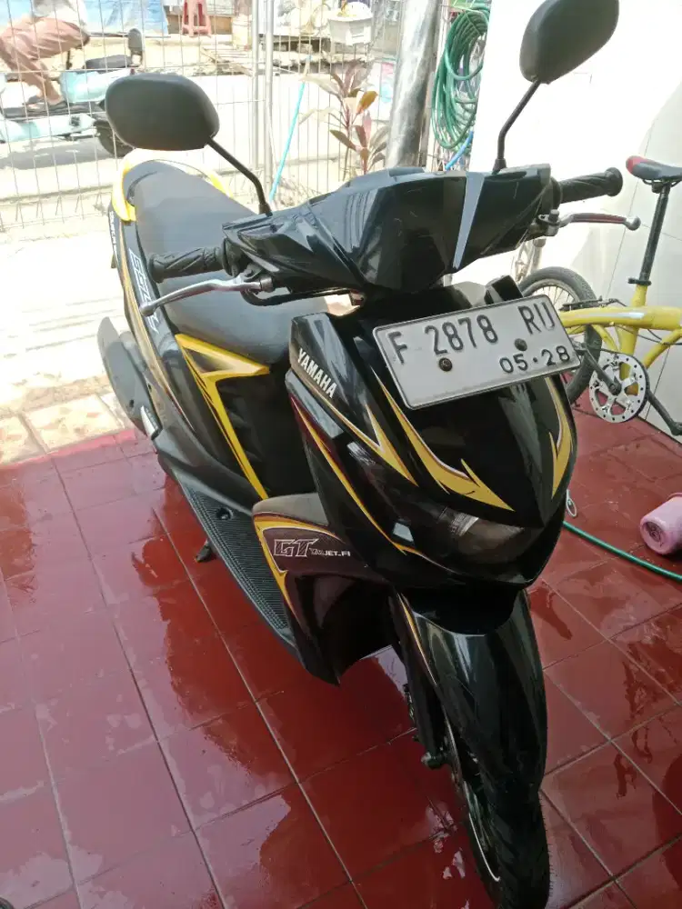 Motor mio gt tinggal pakai ban tebal