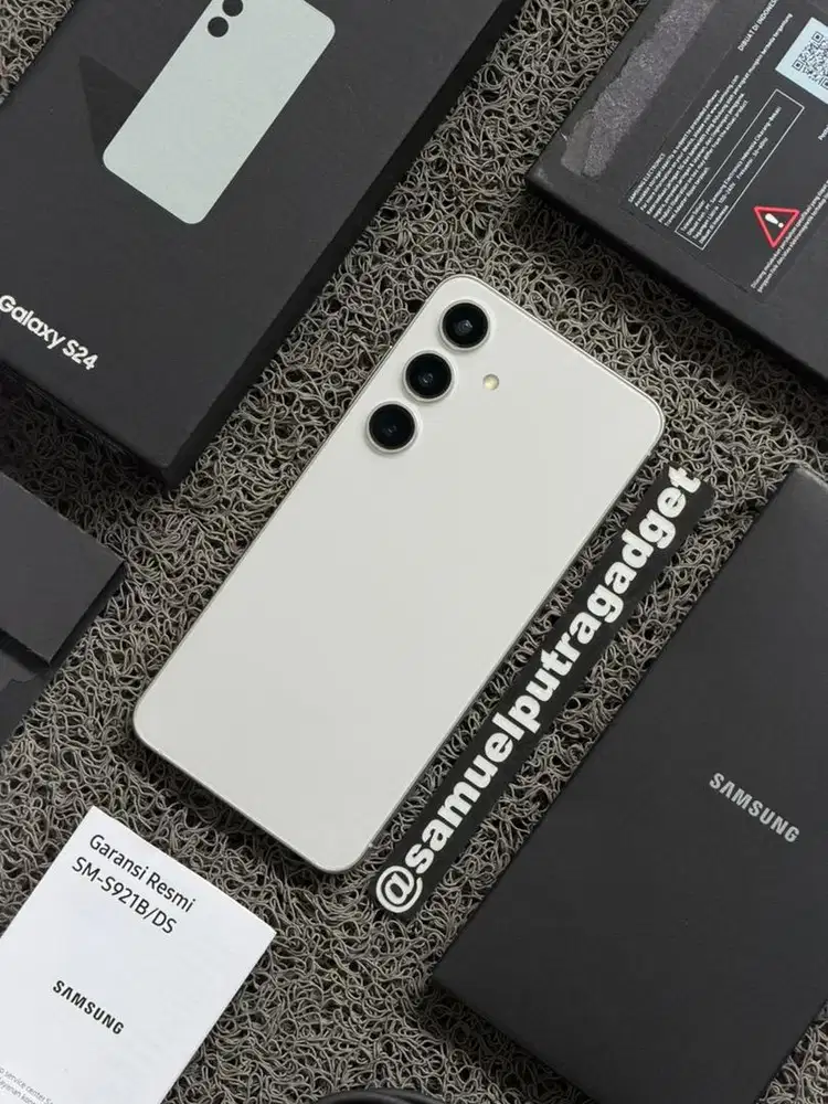 Samsung Galaxy S24 Marble Gray 256gb Fullset Resmi