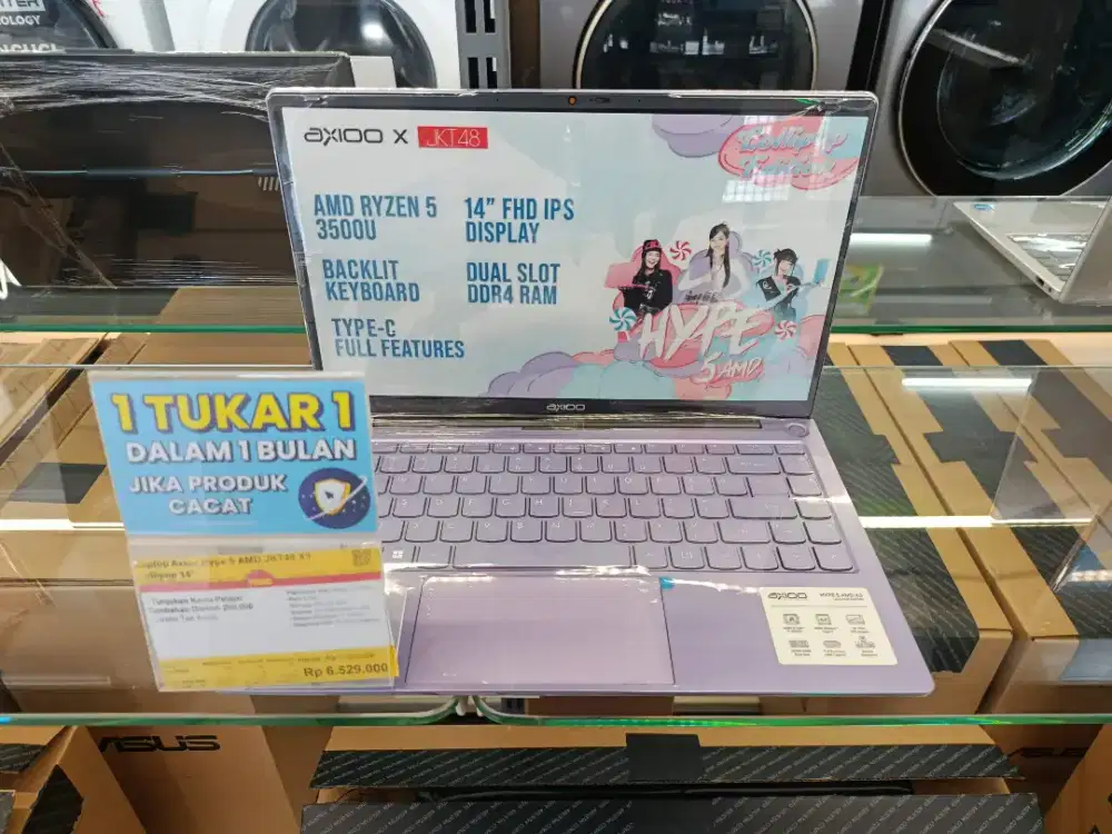 Promo Laptop Axioo Hyper 5 AMD X3 Bisa Cicilan Tanpa DP Bunga 0%