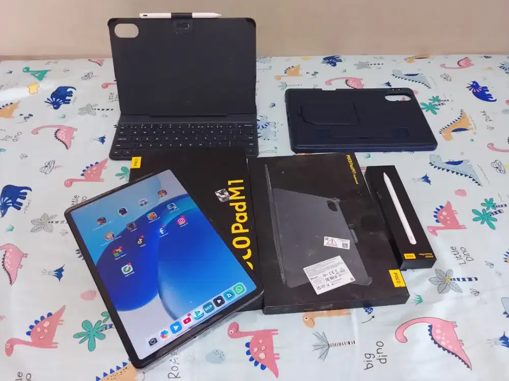Tablet POCO PAD M1 8/256 FULL VERSI KEYBOARD AND PEN OFFICIAL
