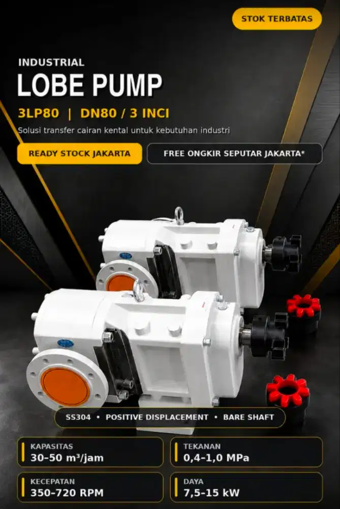 Jual INDUSTRIAL LOBE PUMP