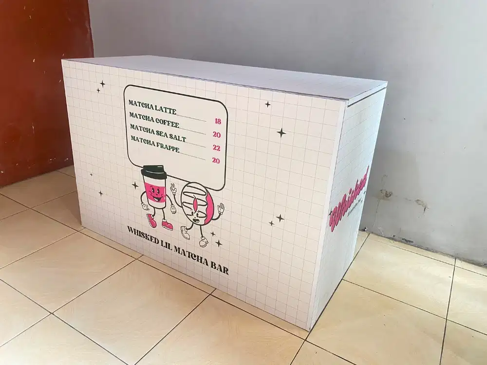 Meja Jualan portable & perlengkapan Belum Sempat Digunakan