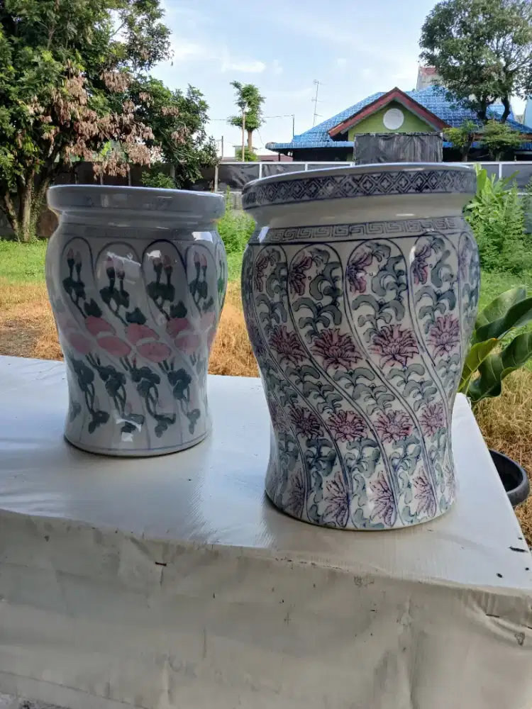 Keramik Tempat Duduk Stool Keramik