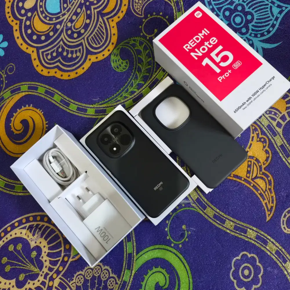 Redmi note 15 pro plus 5g RAM 12 512 GB garansi Oktober 2027