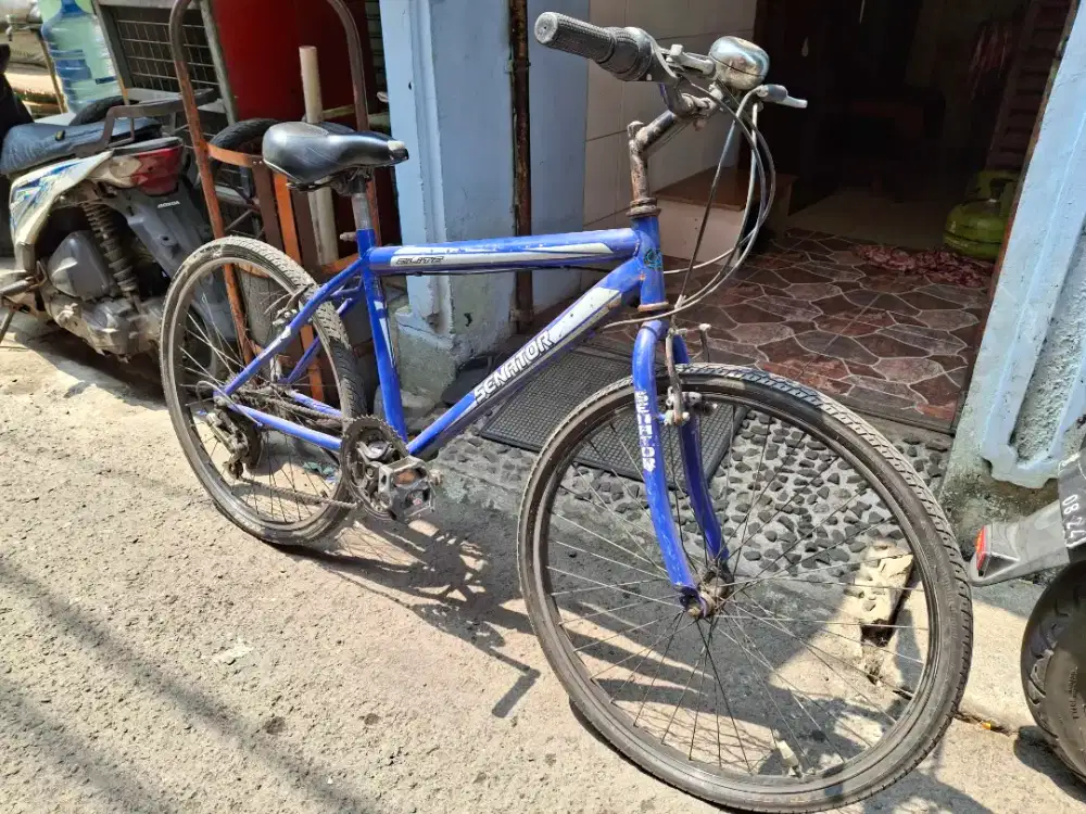 Sepeda Senator Biru