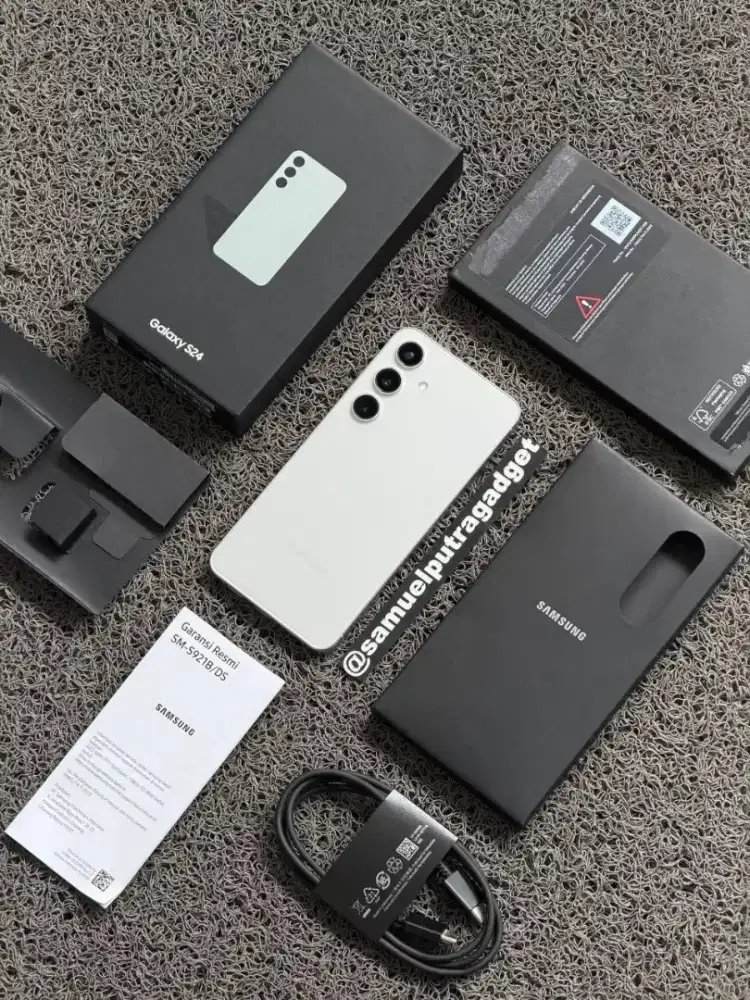Samsung Galaxy S24 Gray 256gb Fullset Resmi indonesia