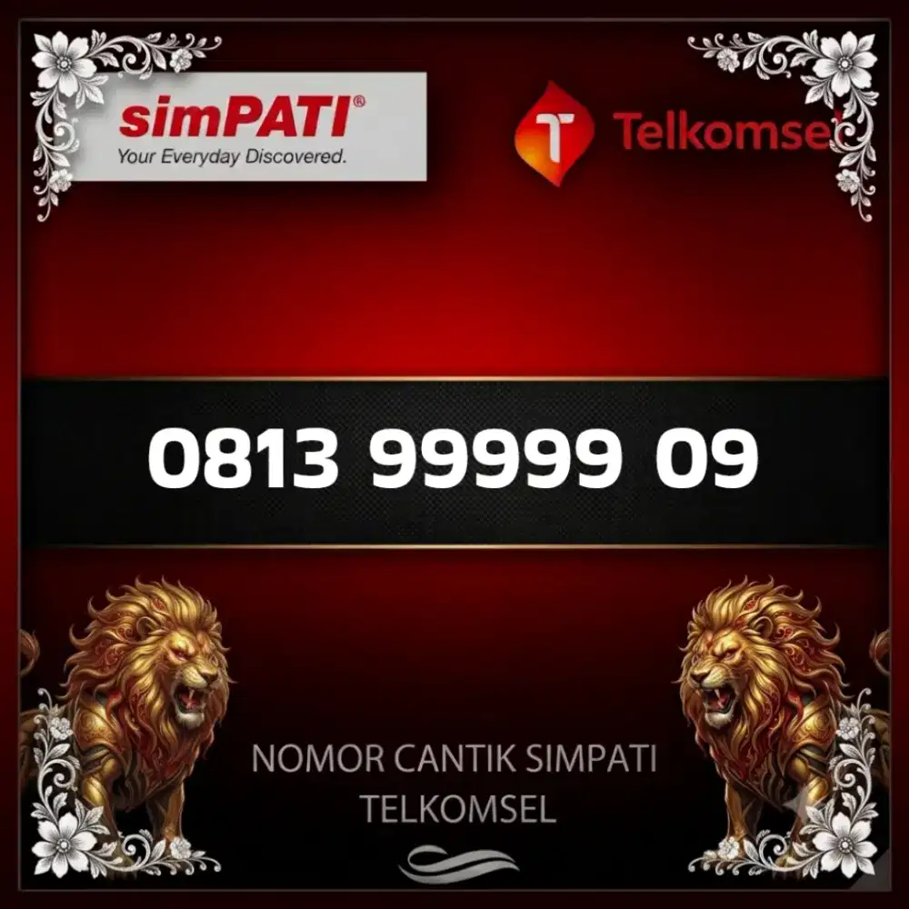Nomor cantik simpati Telkomsel super