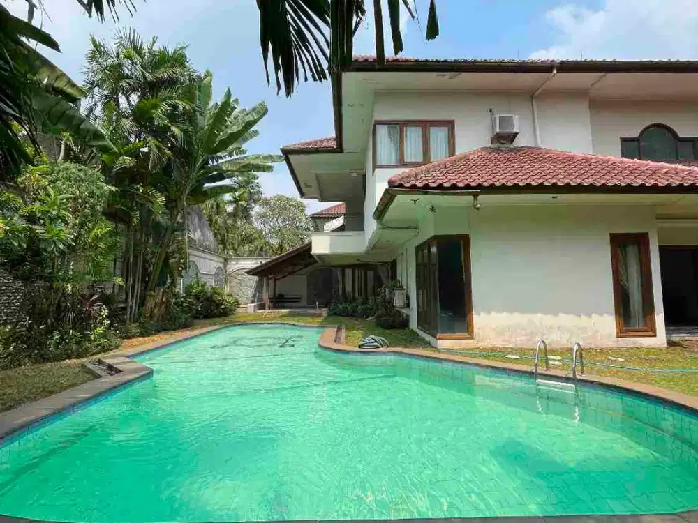 dijual rumah mewah tanah luas harga murah kemang ampera