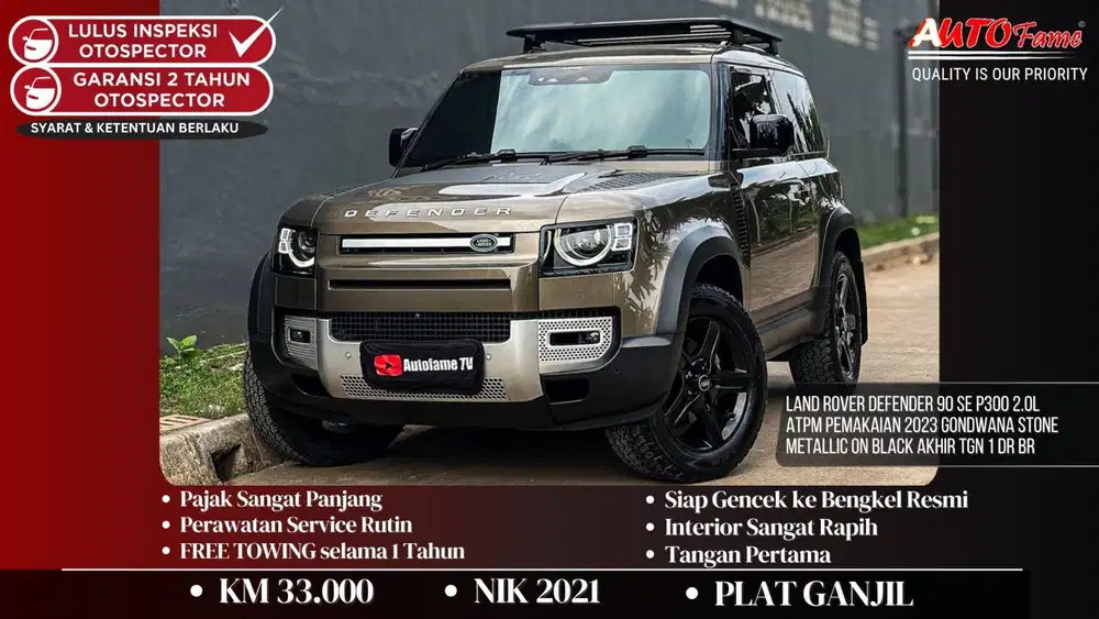 Land Rover Defender 90 SE P300 2.0L ATPM NIK 2021