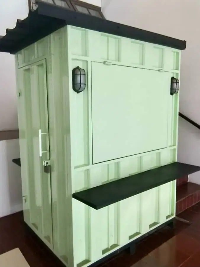 BOOTH KONTAINER PREMIUM Ukuran 1.5x1x2 (PxLxT)