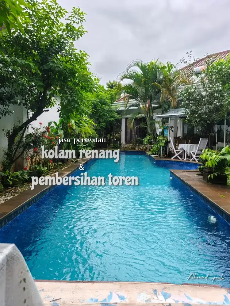 Jasa perawatan kolam renang & cuci toren