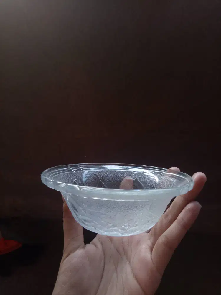 Mangkok kecil sop buah kaca