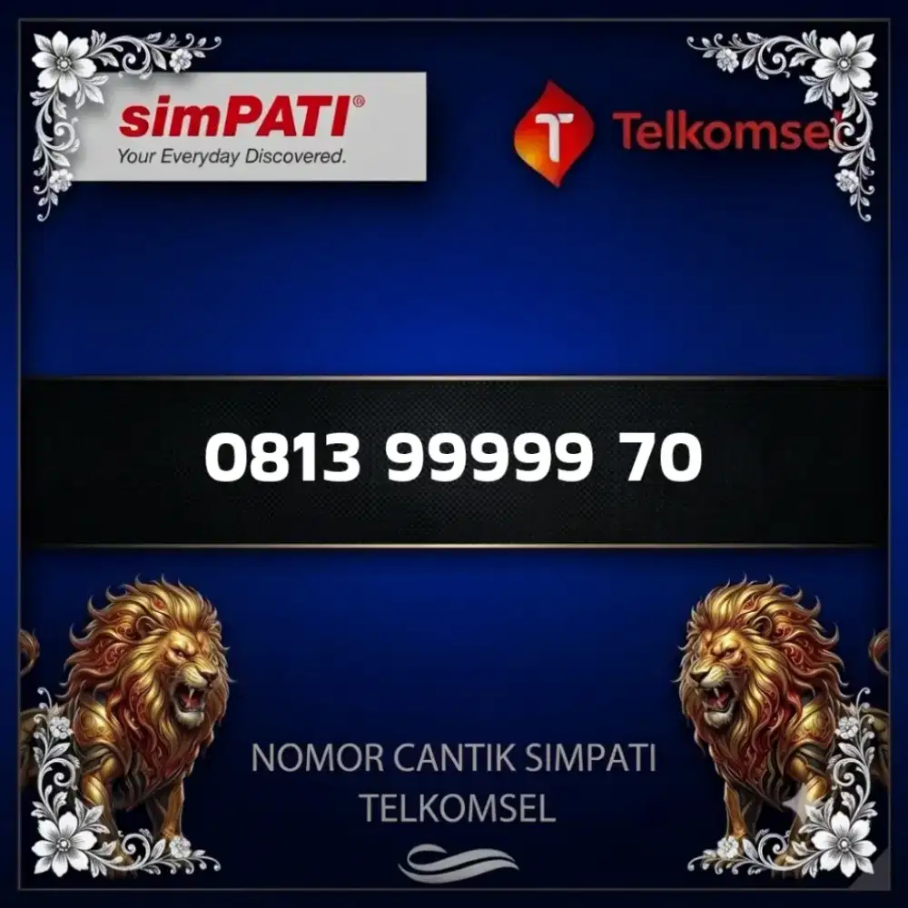 Nomor cantik simpati Telkomsel super