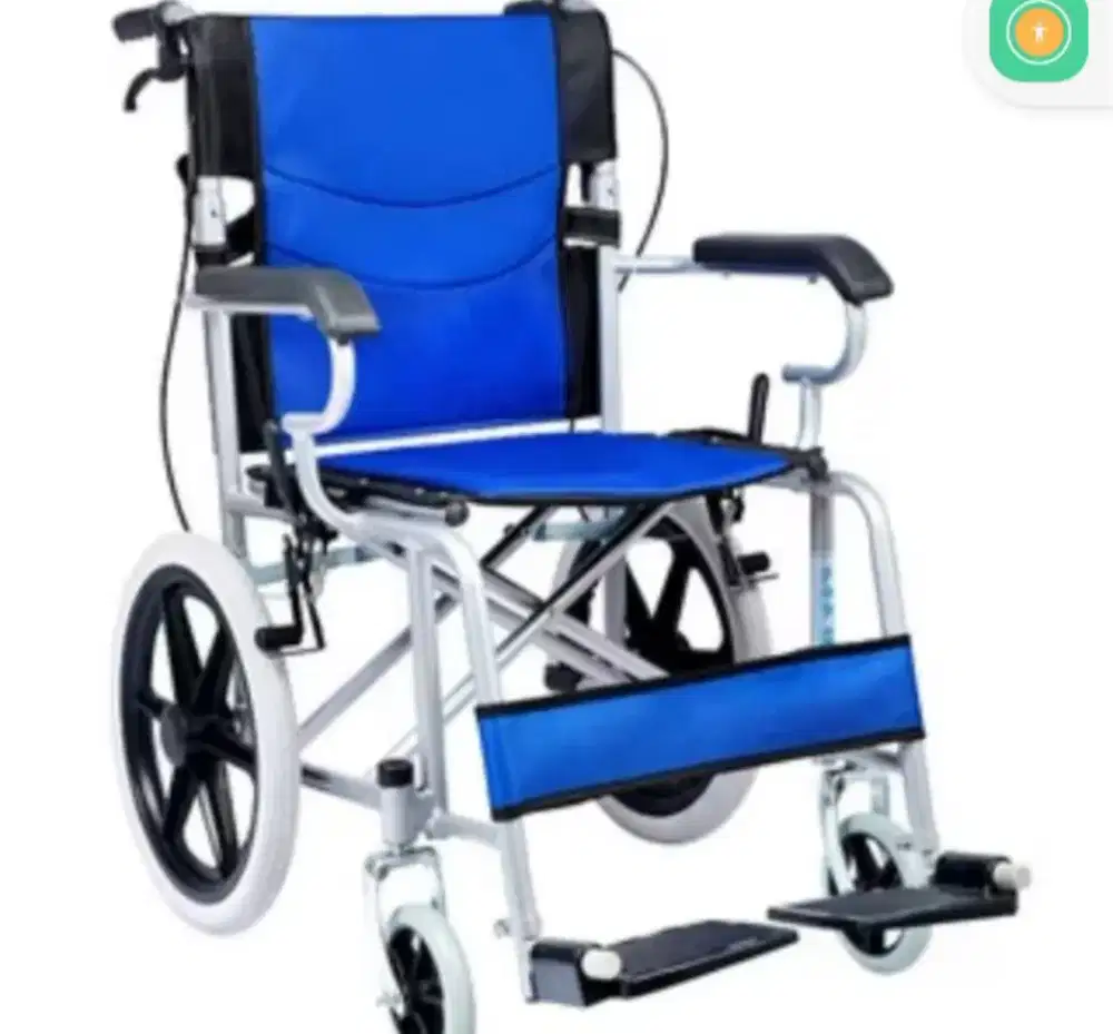 Kursi roda portable  kuat dan anti karat