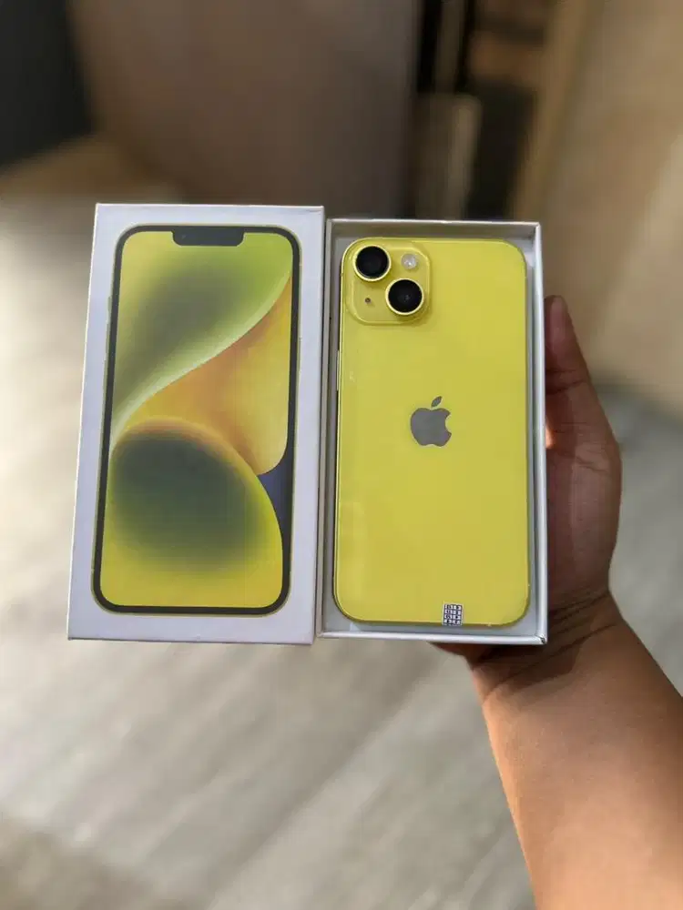 iphone 14 basic 128 all operator warna kuning