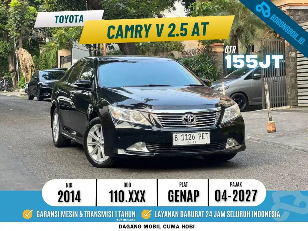 Tinggal Pakai TOYOTA CAMRY V 2.5 AT 2014