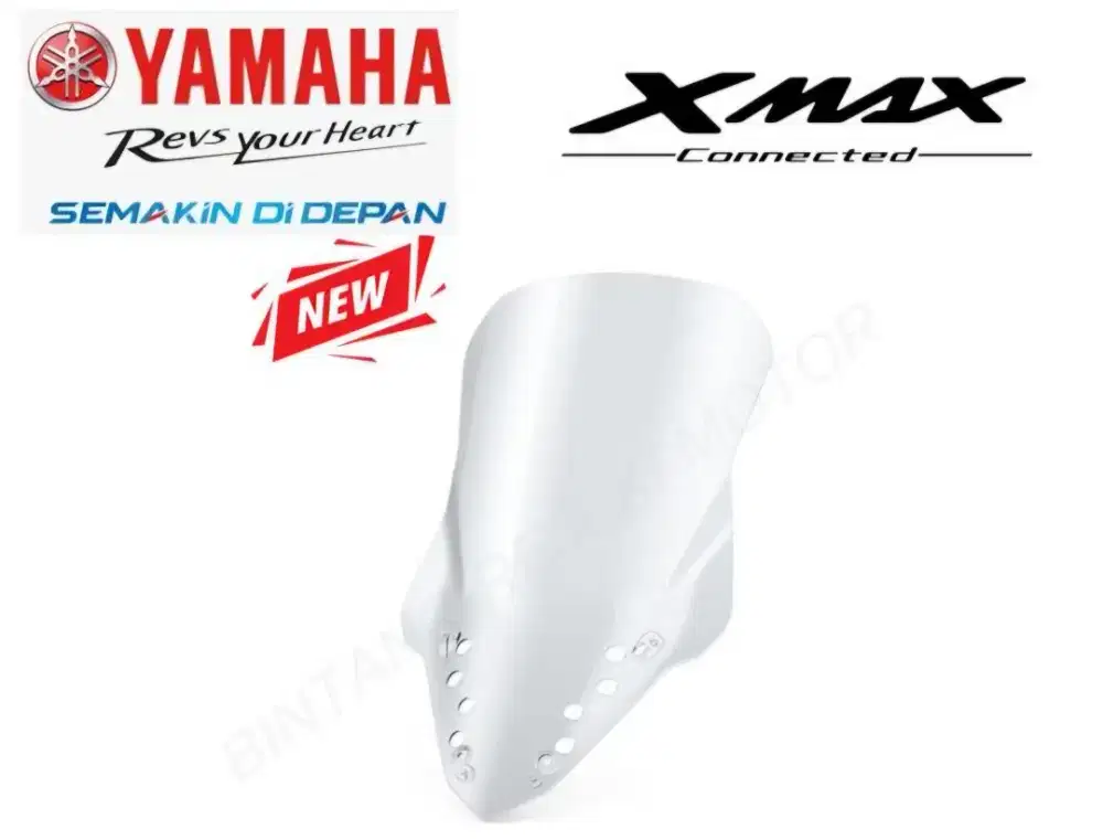 High Screen / Visor Xmax 250 connected