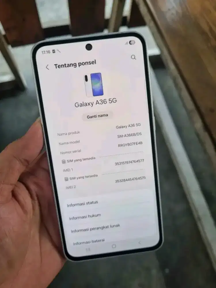 Samsung A36 5G 8/256 Gress Like New