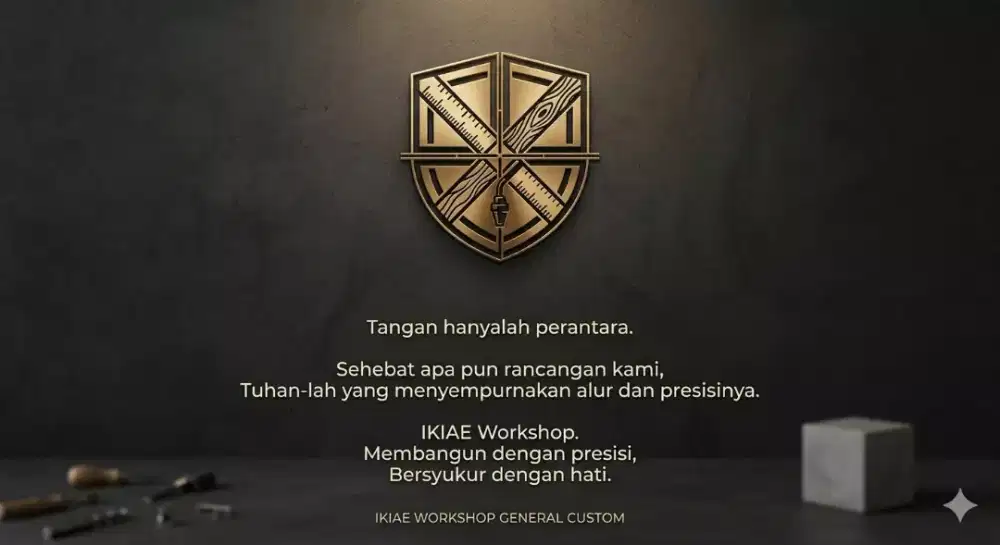 Interior custom furniture dan fabrikasi besi. Las renov bangunan