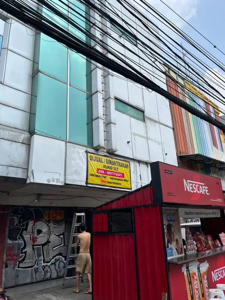 di jual ruko 3 lt lokasi sawah besar jkt pusat lt 388m2 lb 1541m
