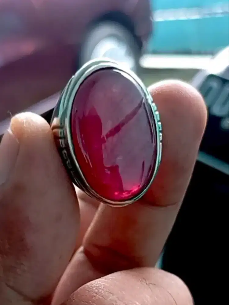 Ruby Merah Metalik big size