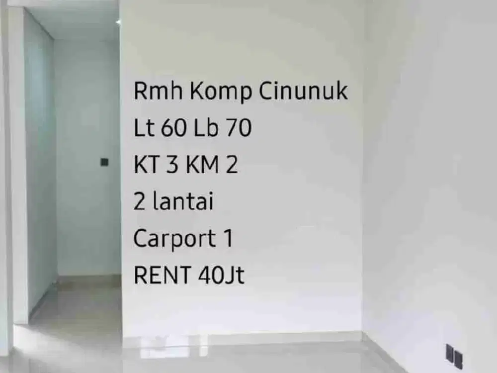 Rumah Kontrakan Cinunuk Cileunyi