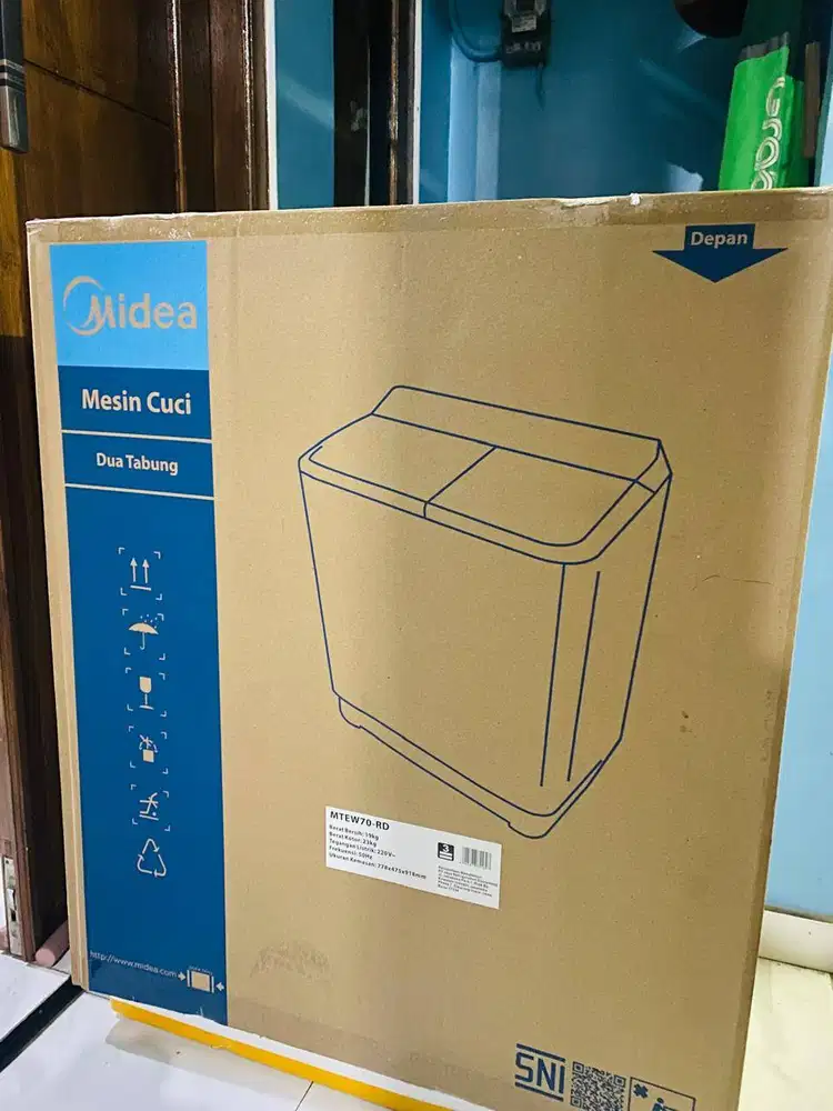 Mesin Cuci Midea 2 tabung Hijab Series
