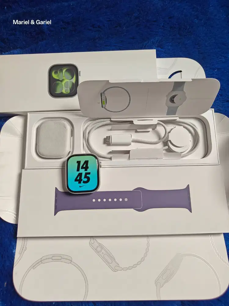 Apple Watch iWatch Series 11 46mm iBox Blibli Silver BH 100% Perfect