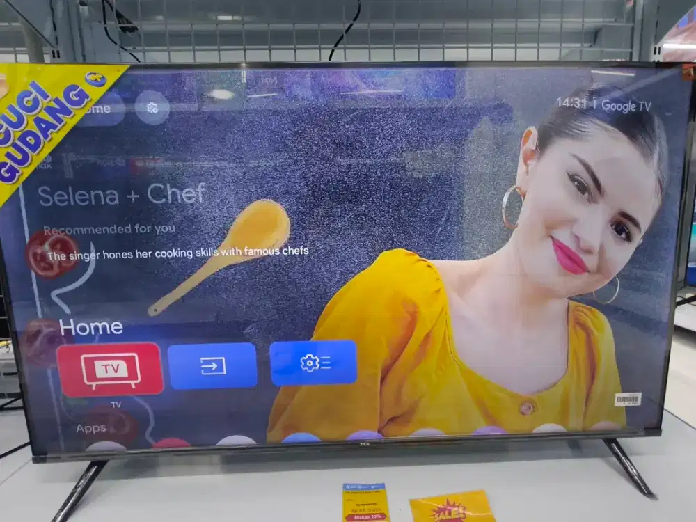 Promo TV TCL 43 Inch 43P6K 4K UHD Ex Display
Google - Bisa Cicilan