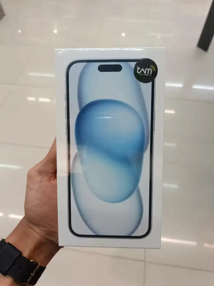 iPhone 15 256GB Free Adaptor 20W Cicilan 0% Mudah Garansi Resmi Segel