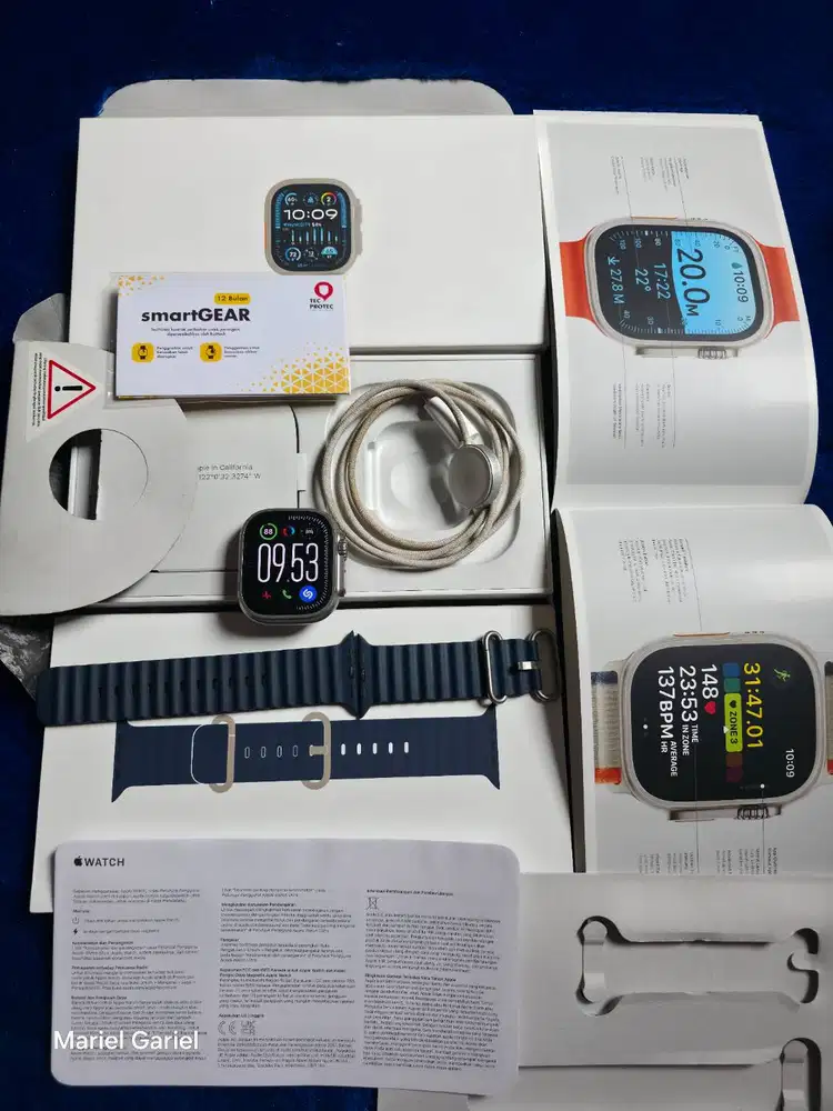 Apple Watch iWatch Ultra 2 BH 96 iBox Titanium 49mm Fullset Original